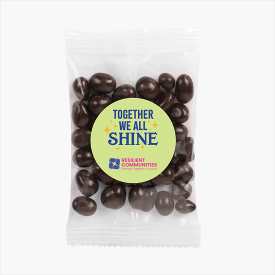 Goody Bag with Dark Chocolate Espresso Beans 1 oz. - Back to School