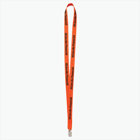 Plan Ahead & Save 5/8 Polyester Lanyard - Non-Swivel Bulldog Clip