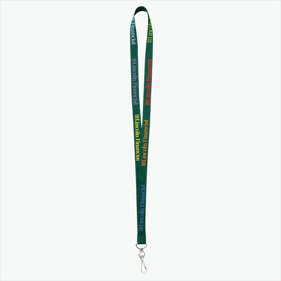 Plan Ahead & Save - 5/8 Economy Poly-Dye Full-Color Printed Lanyard w/J-Hook
