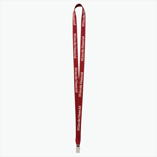 Plan Ahead & Save 5/8 Polyester Lanyard - Non-Swivel Bulldog Clip