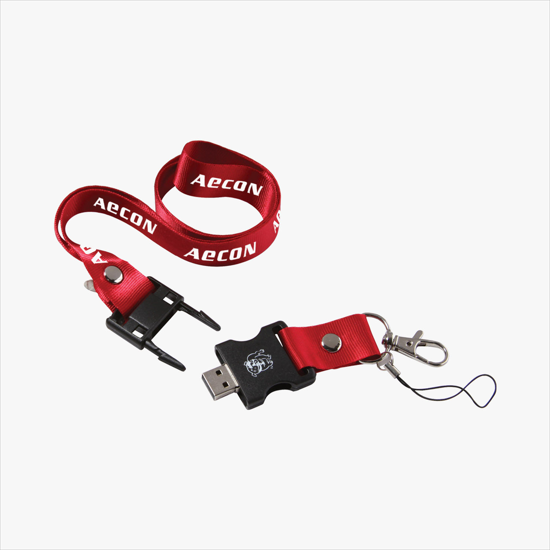 Plan Ahead & Save - Lanyard USB Flash Drive - 8GB