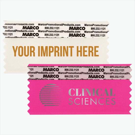 4 x 2 Horizontal Ribbon - Custom Title