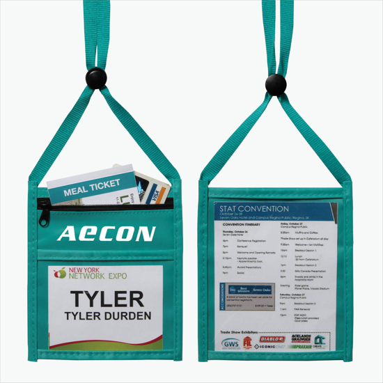Plan Ahead & Save Event Essential Nylon Neck Wallet