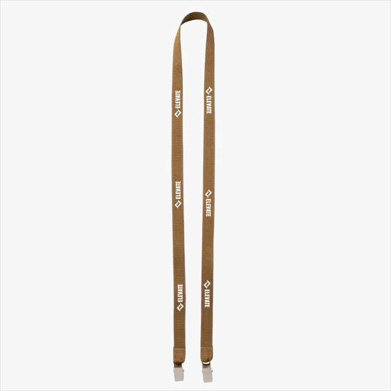 Plan Ahead & Save 5/8 Double-End Polyester Lanyard w/Double Non-Swivel Bulldog Clip