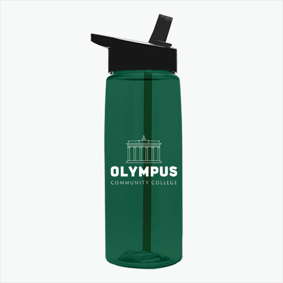 26 oz. Tritan Flair Bottle w/Flip Straw Lid