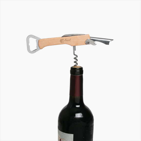 4-in-1 Wine & Bottle Opener - Engraved