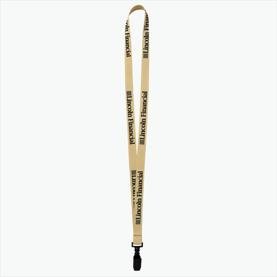 Plan Ahead & Save 5/8 Polyester Lanyard - Plastic Bulldog Clip