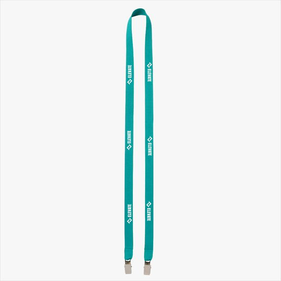 Plan Ahead & Save 5/8 Double-End Polyester Lanyard w/Double Non-Swivel Bulldog Clip
