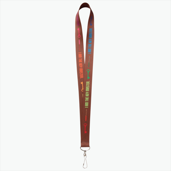 Plan Ahead & Save - 1 Economy Poly-Dye Full-Color Printed Lanyard w/J-Hook