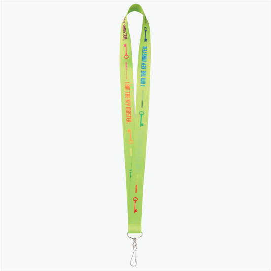 Plan Ahead & Save - 1 Economy Poly-Dye Full-Color Printed Lanyard w/J-Hook