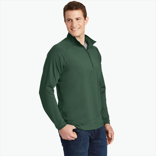 Sport Tek® Stretch 1/2 Zip Pullover - Men's