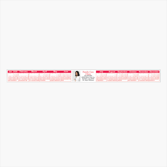 Repositionable Keyboard Calendar - Full Color