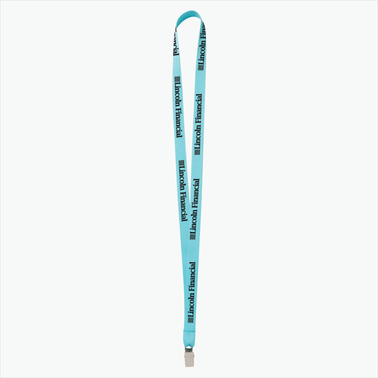 Plan Ahead & Save 5/8 Polyester Lanyard - Non-Swivel Bulldog Clip