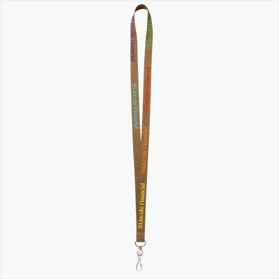Plan Ahead & Save - 5/8 Economy Poly-Dye Full-Color Printed Lanyard w/J-Hook