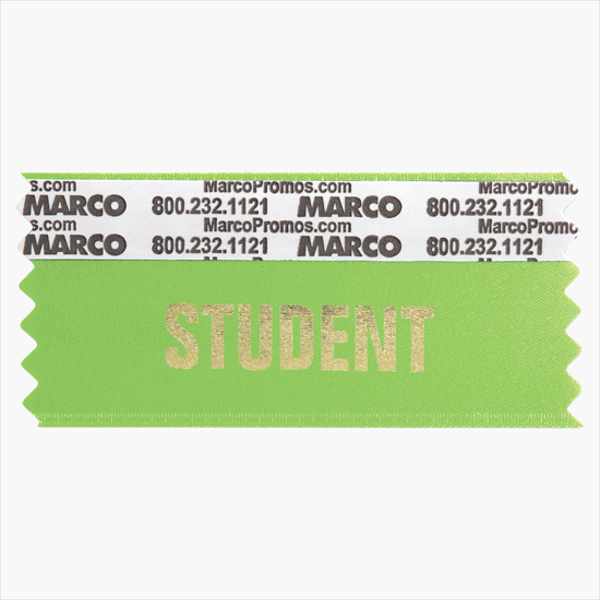 STUDENT Horizontal Ribbon - 3 1/2 x 1 5/8