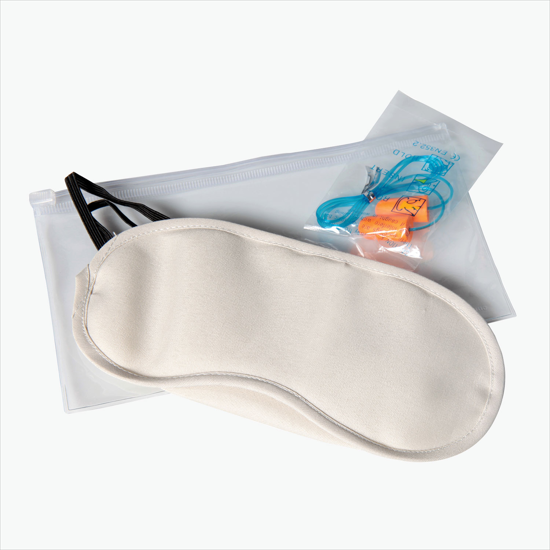 Travel Eye Mask/Ear Plugs Set - 24-Hour Production