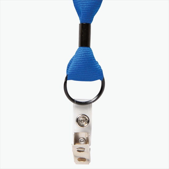 MARCO 1 Economy Polyester Lanyard - Vinyl Snap w/Bulldog Clip