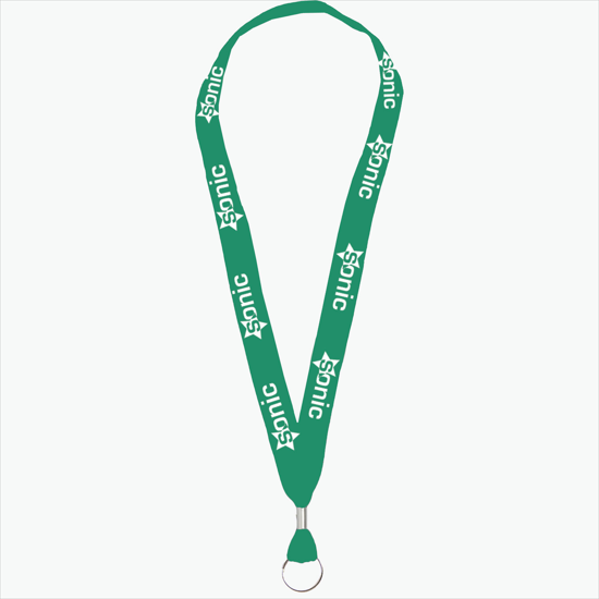 1 One Ply Cotton Lanyard - Split Ring