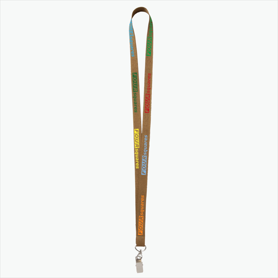 Plan Ahead & Save - 5/8 Economy Poly-Dye Full-Color Printed Lanyard w/Swivel Bulldog Clip