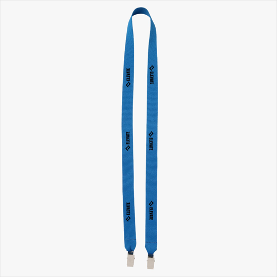 Plan Ahead & Save 3/4 Double-End Polyester Lanyard w/Double Non-Swivel Bulldog Clip