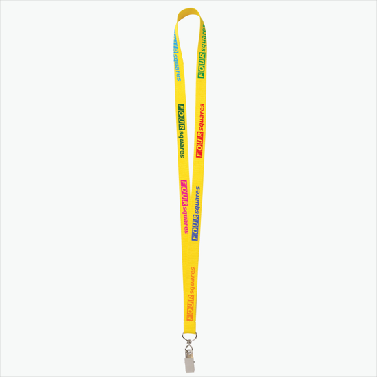 Plan Ahead & Save - 5/8 Economy Poly-Dye Full-Color Printed Lanyard w/Swivel Bulldog Clip