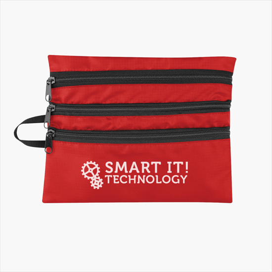 Triple Pocket Accessory Travel Bag - 24-Hour Production