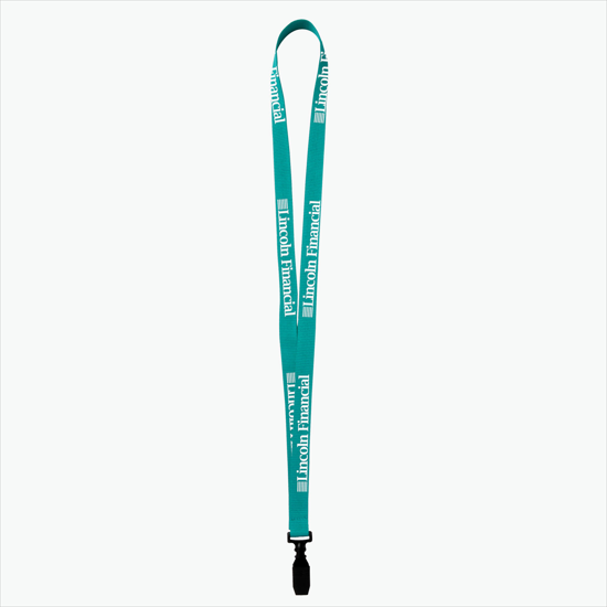 Plan Ahead & Save 5/8 Polyester Lanyard - Plastic Bulldog Clip