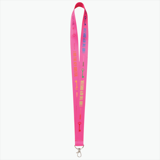 Plan Ahead & Save - 1 Economy Poly-Dye Full-Color Printed Lanyard w/Lobster Claw