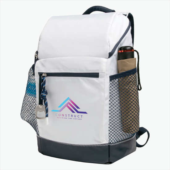 Harborside Backpack Cooler - Full Color