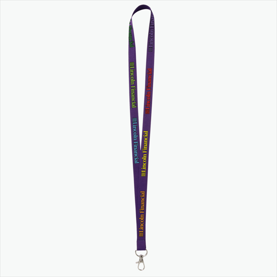Plan Ahead & Save - 5/8 Economy Poly-Dye Full-Color Printed Lanyard w/Lobster Claw