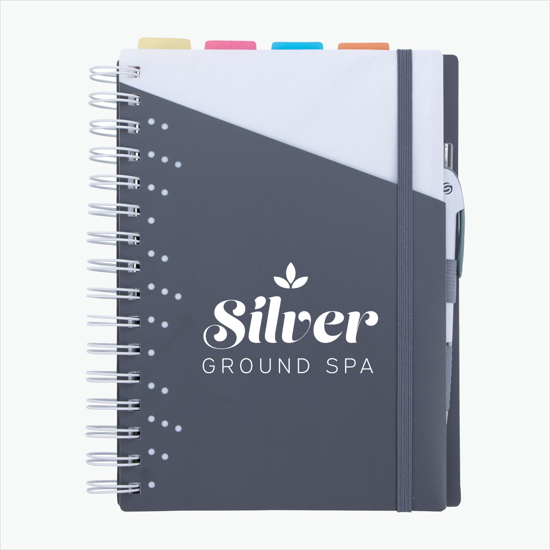 Souvenir® Tabbed Notebook with Vertex Pen