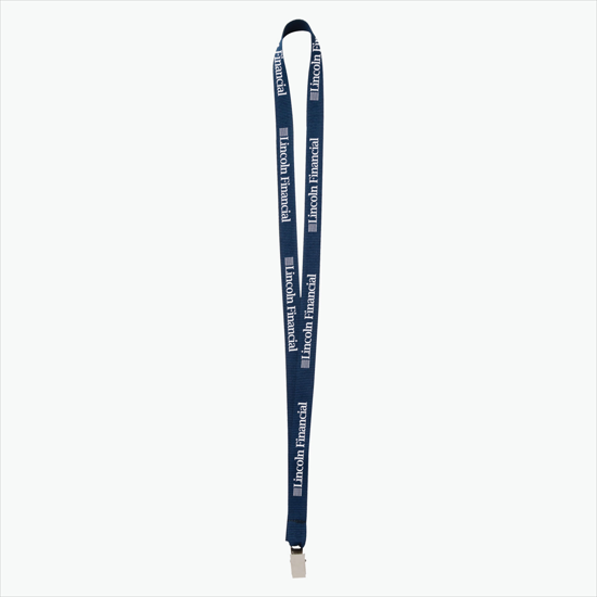 Plan Ahead & Save 5/8 Polyester Lanyard - Non-Swivel Bulldog Clip