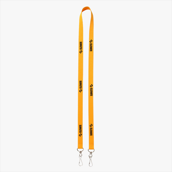 Plan Ahead & Save 5/8 Double-End Polyester Lanyard w/Double J-Hook
