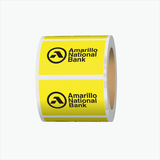 Adhesive Roll Labels - 2h x 3w Rectangle - Roll of 1000