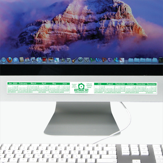 Repositionable Keyboard Calendar