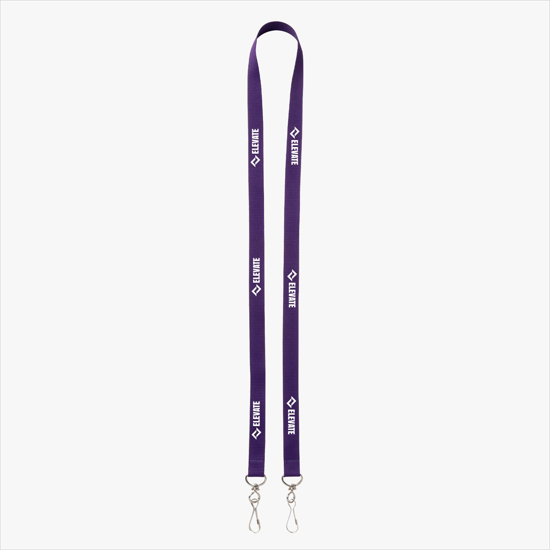 Plan Ahead & Save 5/8 Double-End Polyester Lanyard w/Double J-Hook