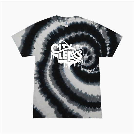 Tie Dyed Cotton Tee Adult - Spider