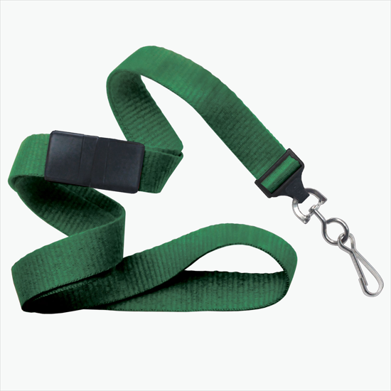 5/8 Breakaway Polyester Lanyard - Blank - Swivel Hook