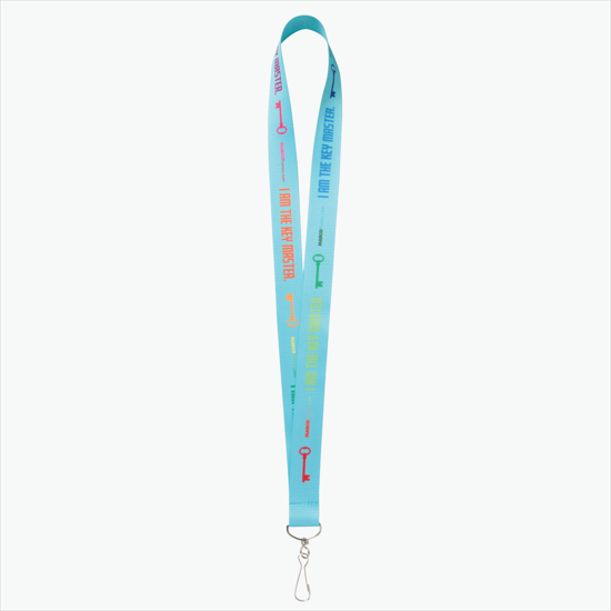 Plan Ahead & Save - 1 Economy Poly-Dye Full-Color Printed Lanyard w/J-Hook