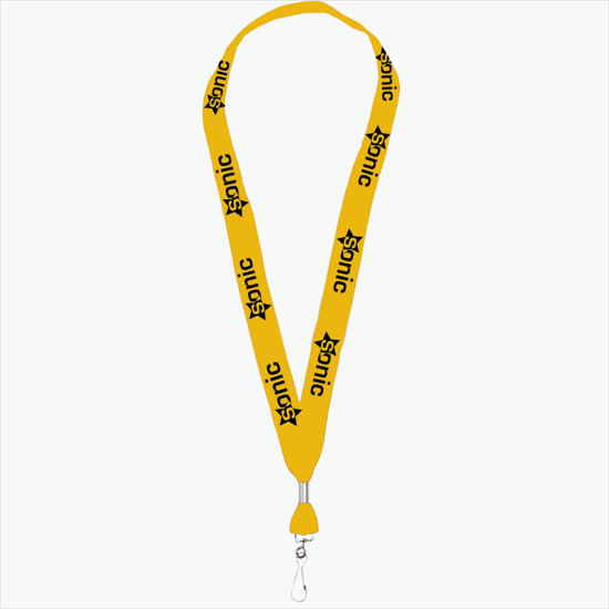 1 One Ply Cotton Lanyard - Swivel J-Hook