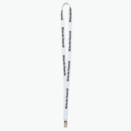 Plan Ahead & Save 5/8 Polyester Lanyard - Non-Swivel Bulldog Clip