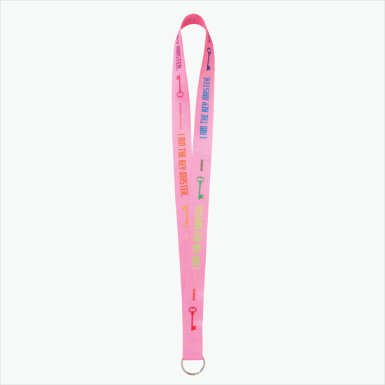 Plan Ahead & Save - 1 Economy Poly-Dye Full-Color Printed Lanyard w/Key Ring