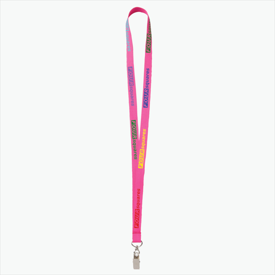 Plan Ahead & Save - 5/8 Economy Poly-Dye Full-Color Printed Lanyard w/Swivel Bulldog Clip