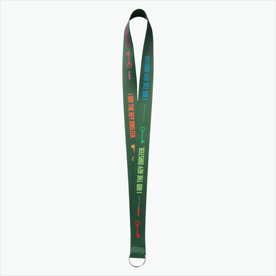 Plan Ahead & Save - 1 Economy Poly-Dye Full-Color Printed Lanyard w/Key Ring