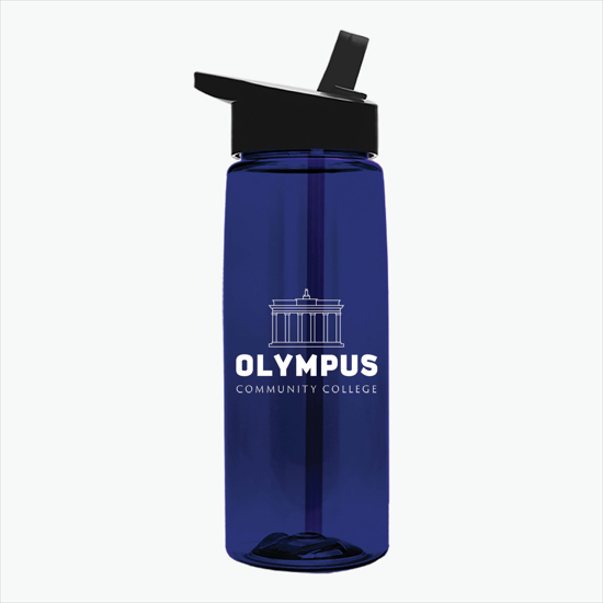 26 oz. Tritan Flair Bottle w/Flip Straw Lid