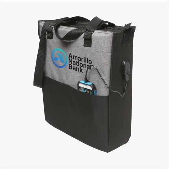 Bueller Convention Tote w/USB Port - Full Color