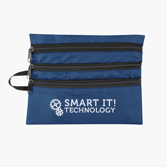 Triple Pocket Accessory Travel Bag - 24-Hour Production