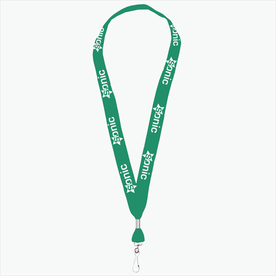 1 One Ply Cotton Lanyard - Swivel J-Hook