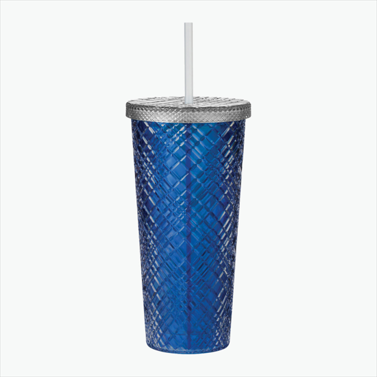 22 oz Sparkle Straw Tumbler - 24-Hour Production