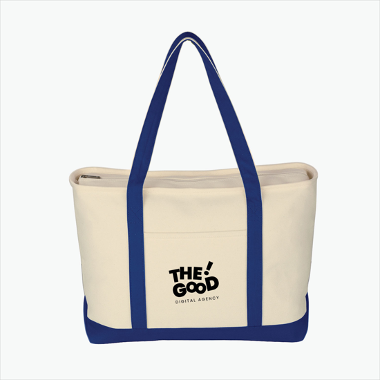 Large Heavy Cotton Boat Tote